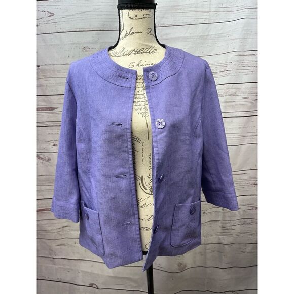 Alfred Dunner size‎ 8 purple suit cost - Picture 1 of 3